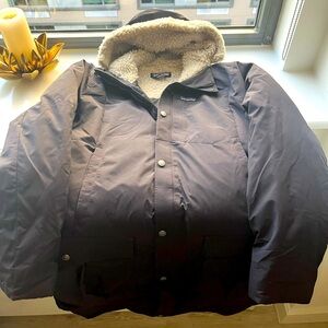 Patagonia Down Drift Parka with Sherpa Lining